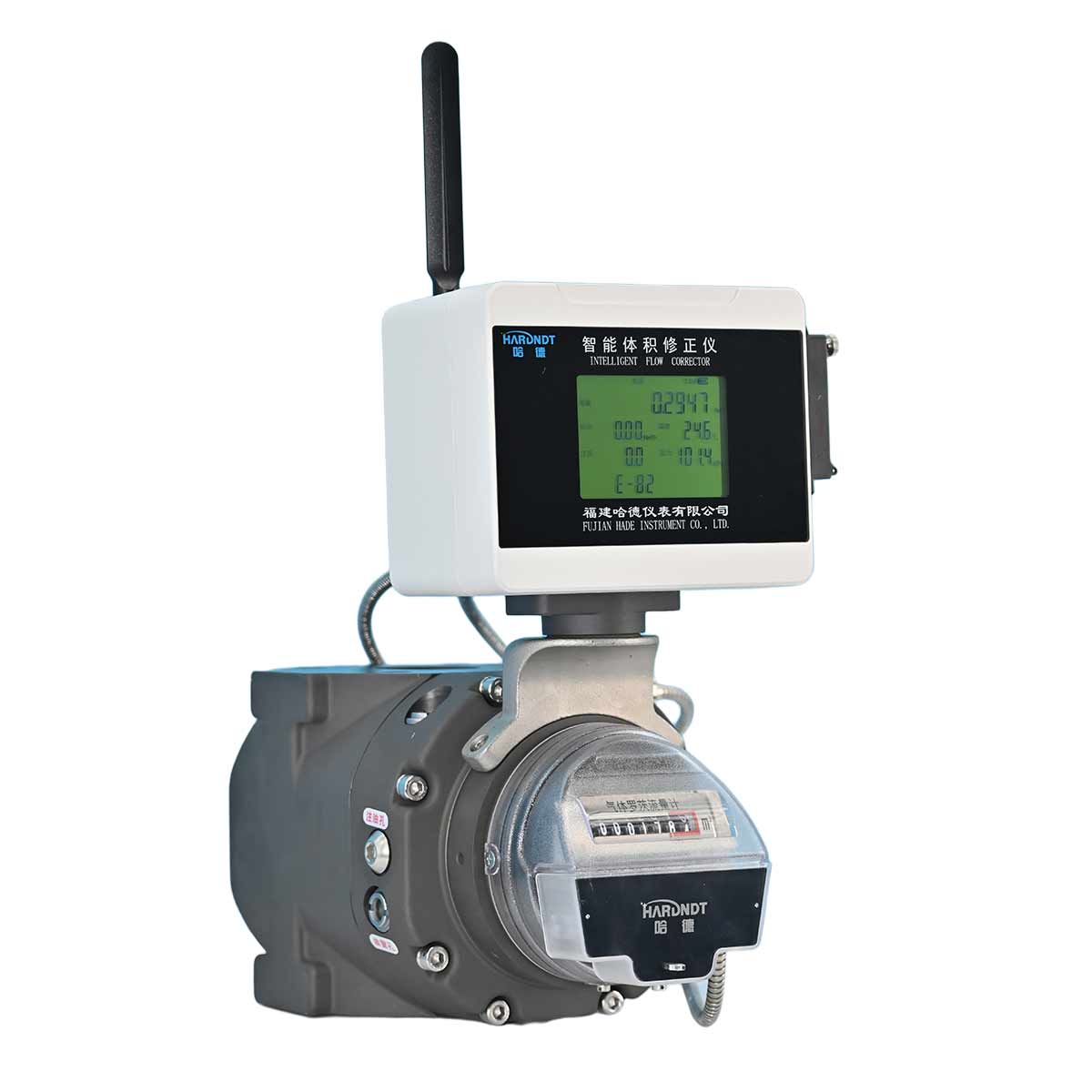 HRS Series Dual Display Gas Roots Flowmeter – Mechanical & Electronic Integrated