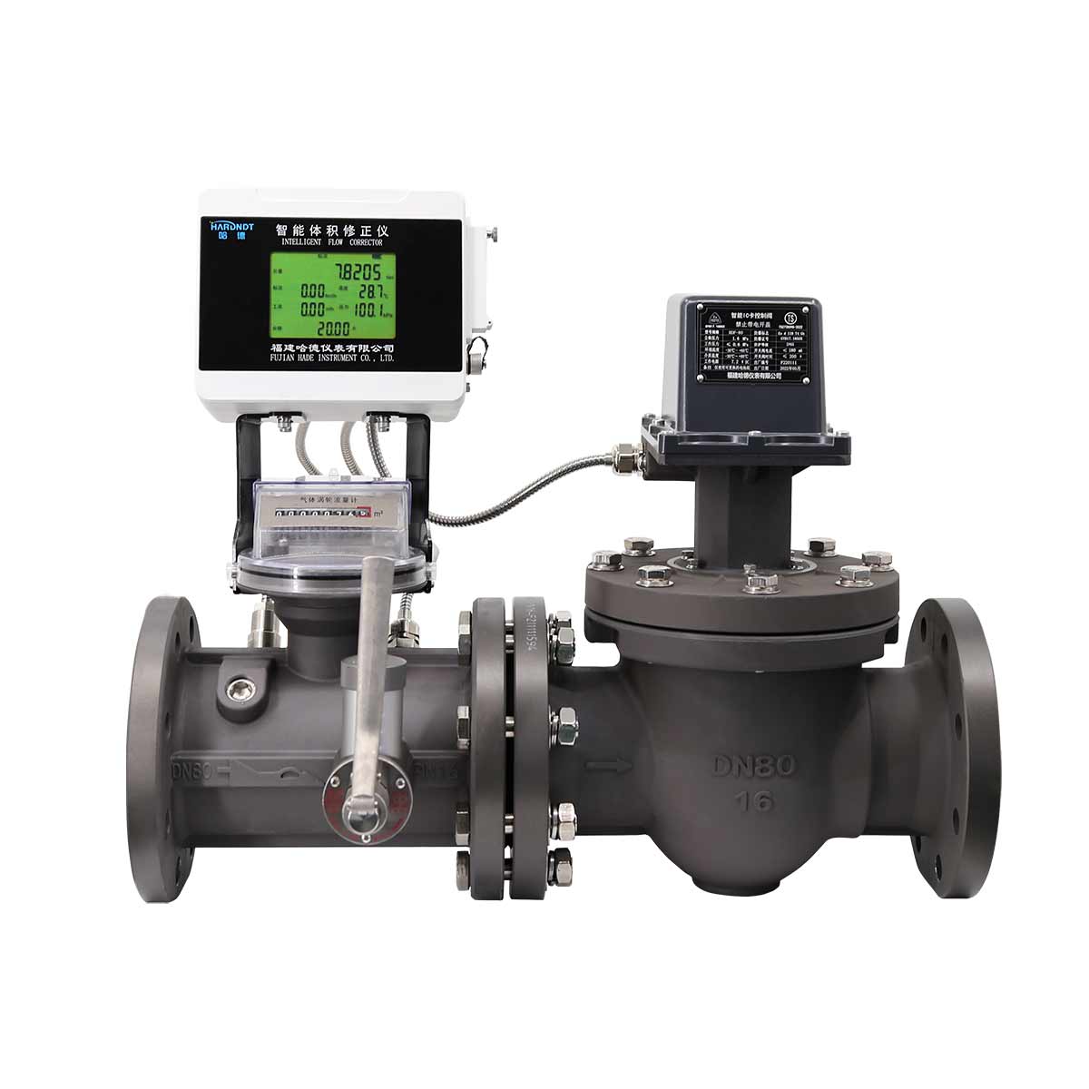HTZ-Y / HTME-Y Prepayment Gas Turbine Flowmeter with IC Card Valve – Ideal for Gas Retail Managemen